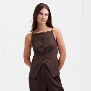 NWT Madewell Square Neck Vest. Women’s size 2.